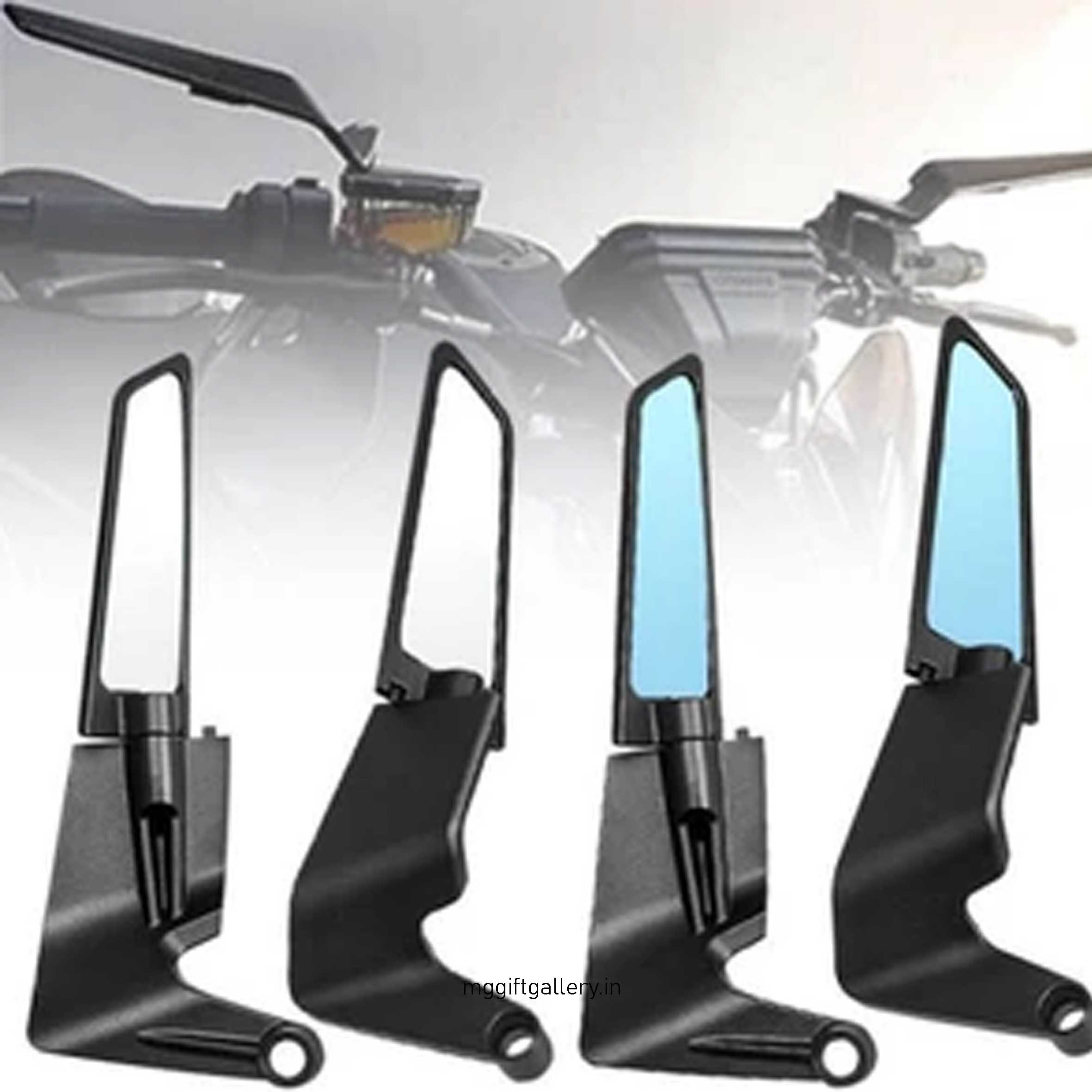 PECUNIA Power Rear View Mirror For Universal For Bike Universal For Bike  (Left, Right)