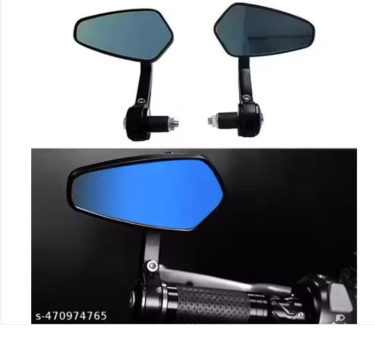OVMOTO Adjustable Rotatable Bike Mirror – Rearview Handlebar Mirror for Left or Right Side