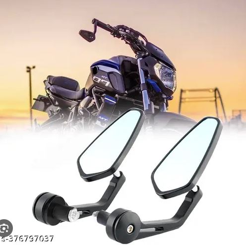 OVMOTO Adjustable Rotatable Bike Mirror – Rearview Handlebar Mirror for Left or Right Side