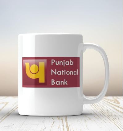 Houseward Punjab National Bank Printed Coffee, Green Tea Best Gift for Couple, Husband and Wife Ceramic Coffee Mug (325 ml) Design 1 | Coffee Mugs for Office | Printed Coffee Mugs
