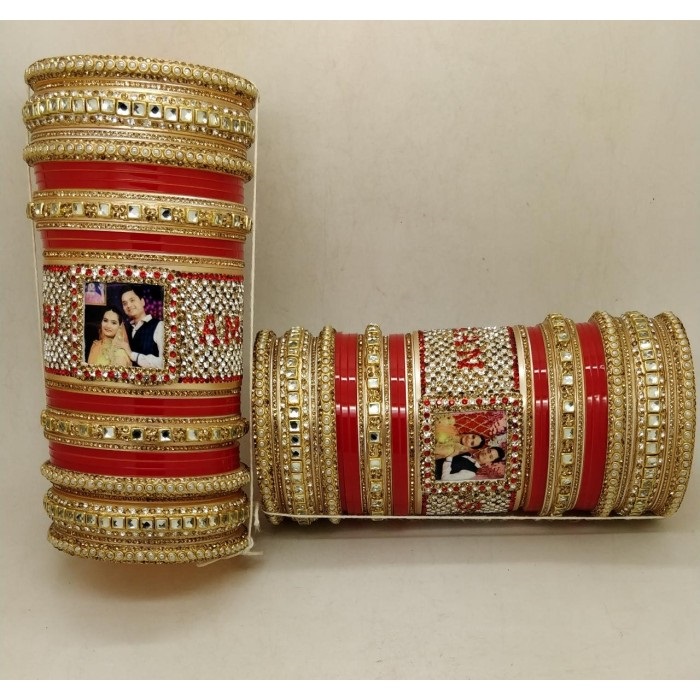 Beautiful Bridal Name and Photo Wedding Chura