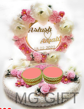 Personalized Royal Heart Engagement Ring Platter