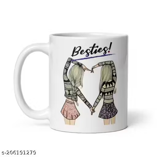 Friendship Day Special: Two Girls & Coffee Art Mug