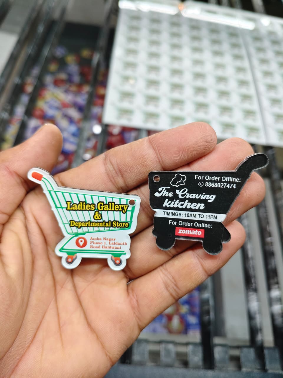 Custom Acrylic Promotional Keychains – Durable, Vibrant & Personalized Business Tags