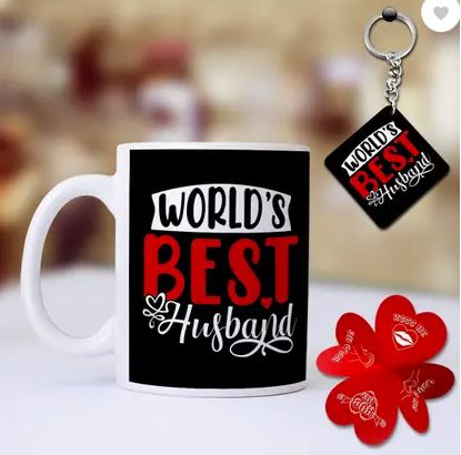 World's Best Husband Ceramic Coffee Mug - Best Gift for Husband/Hubby On Marriage, Anniversary, Birthday, Valentine Gift