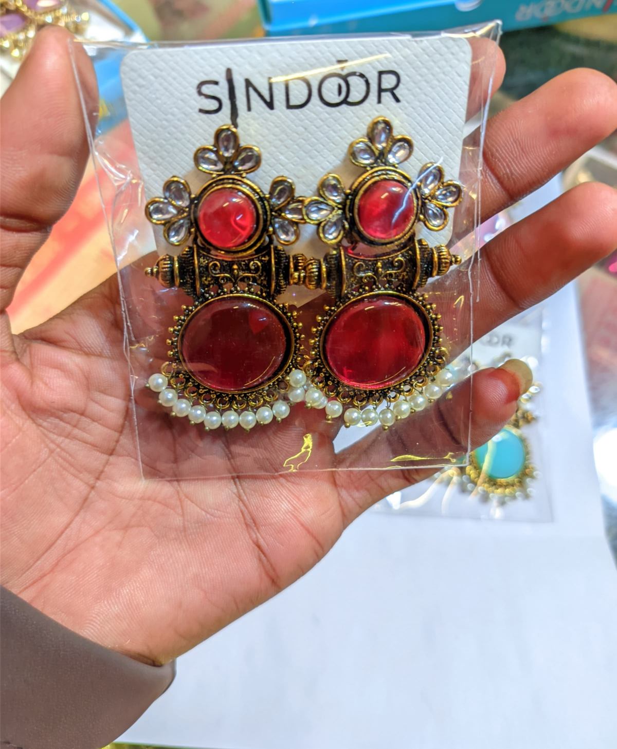 Silver Plated Pearl Chandbali Earrings/Pearl Bali Earrings/Traditional Earrings/Sabysachi Earrings/Light Weight