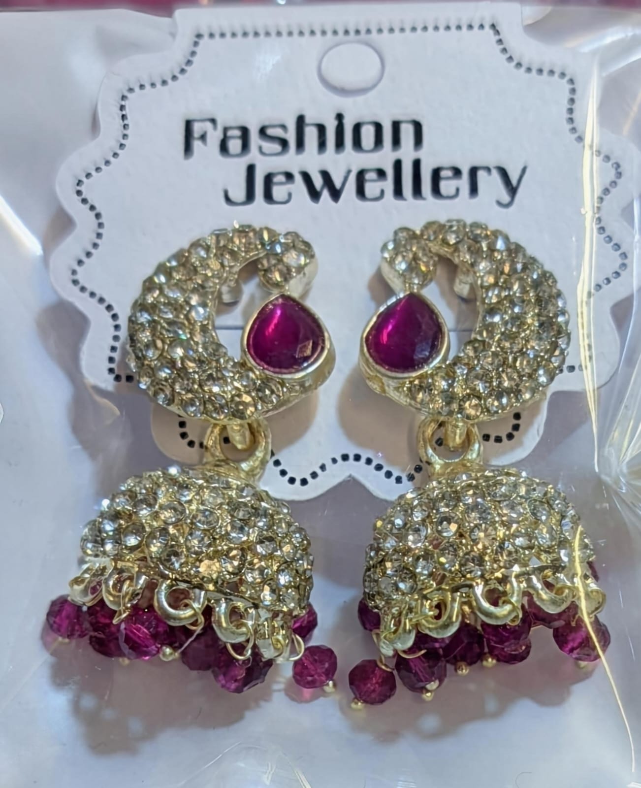 Imitation Stone Earrings - Antique Design With Glossy Shine , Lightweight And Smooth Edges