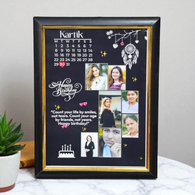 Photo Frame- Photo Collage A4 size (12/18 size 750)