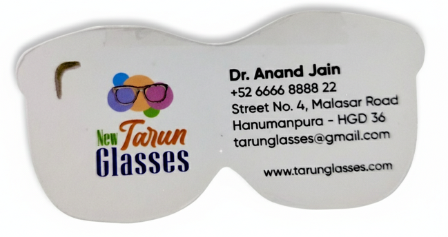 Goggles Shop Visiting Card