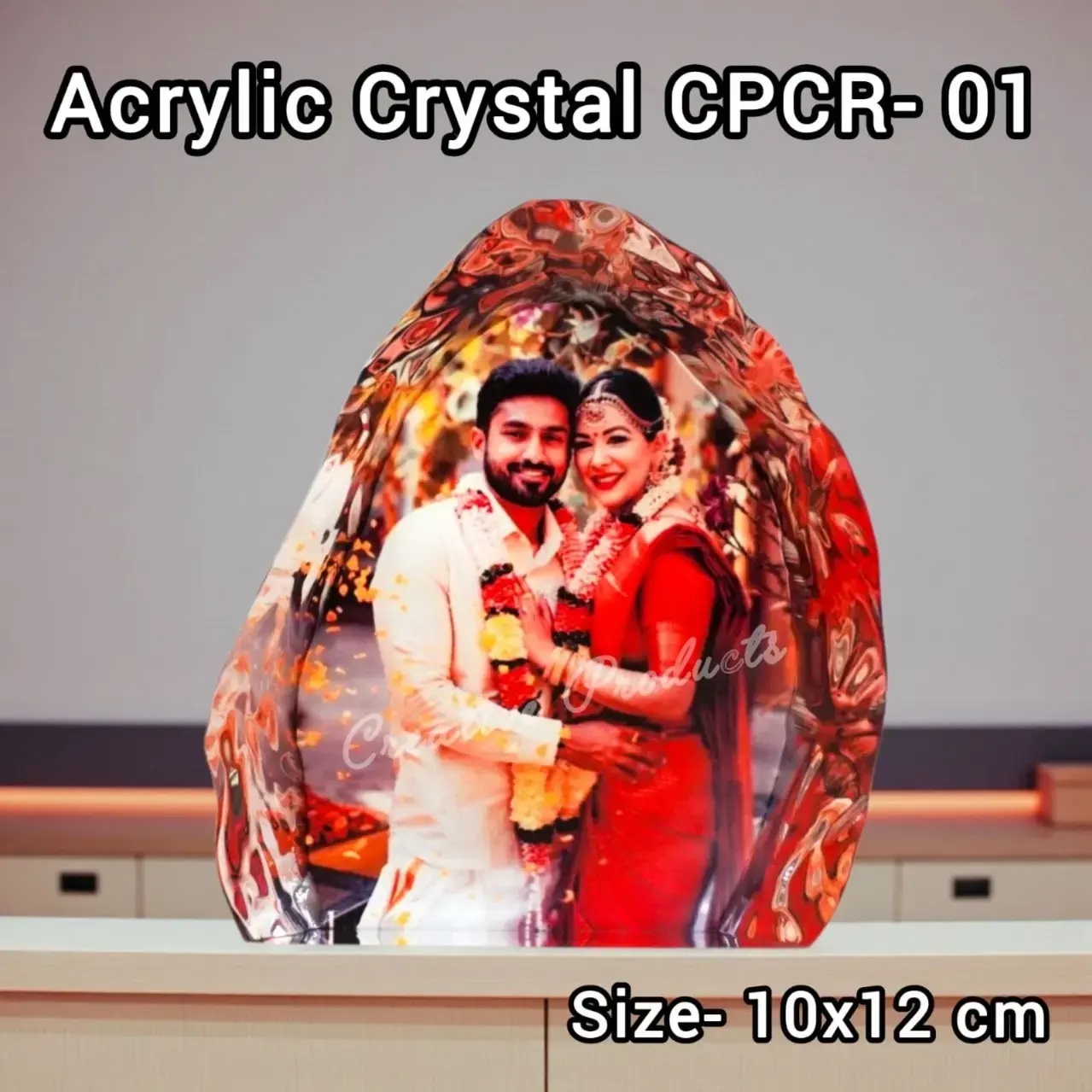 Premium feel Crystal look sublination printable standies Rs 850/940