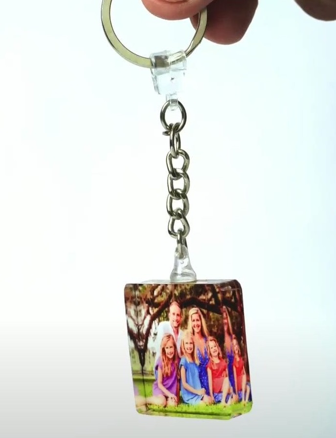Family Photo Acrylic Key Chain | Acrylic Key chain with photo