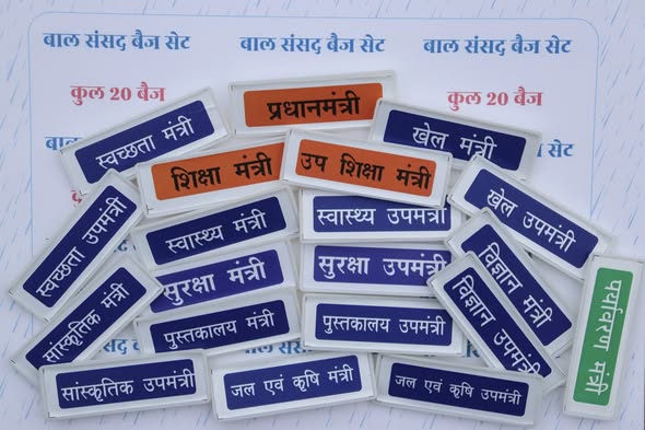 Customised Acrylic Engraved Name Badges with Pin Back | Badge Holder ( 1 pcs)