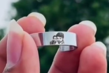 Personalized Sketch Ring – Custom Engraved Couple Ring